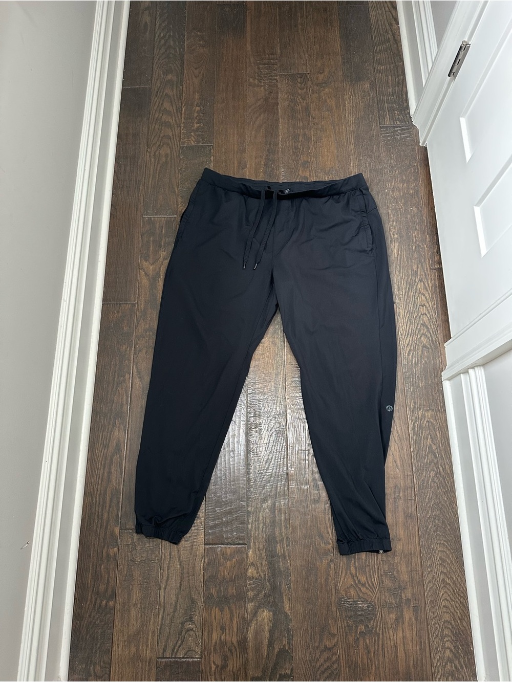 Mondetta Black Men's Athletic Joggers with Drawstring